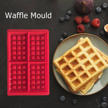 Baker Kitchen Bakeware Tool High-temperature Cake Mold Silicone Waffle Non-stick Household Kitchen Helping Decor 2024 - buy cheap