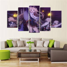 Home Decor Poster HD Pictures Prints Canvas 5 Piece Modular Rem Azur Lane Game Anime Art Painting Framed 2024 - buy cheap