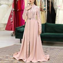 New Arrival Moroccan Caftan Evening Dresses Elegant Appliued Long Sleeve Prom Dress Formal Party Gowns Celebrity Dress платье 2024 - buy cheap