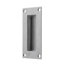 Promotion! Rectangular Face Fix Flush Recessed Sliding Door Pull Handle Stainless Steel 2024 - buy cheap