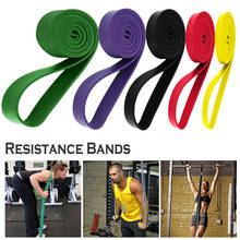 Bandas de resistencia de goma para entrenamiento de fuerza, accesorios deportivos multiespecificaciones, 208cm, para Fitness, Yoga 2024 - compra barato