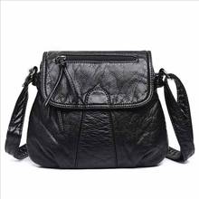 Women PU Leather Shoulder Bags Female Purse Handbags Girls Children Ladies Mini Crossbody Bag Vintage Small Mini Flap Bolsos 2024 - buy cheap