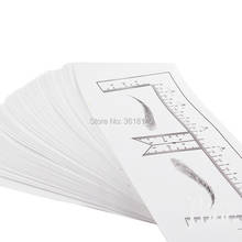 Disposable PBS Eyebrow Positioning Rulers Tool Measures Microblading Permanent Makeup Tattoo Position Ruler Standard Scale Ruler 2024 - buy cheap