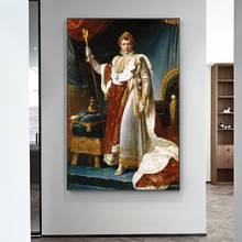 Portrait of Napoleon European Court Oil Paintings Print On Canvas Art Posters And Prints Classical Napoleon Art Pictures Cuadro 2024 - buy cheap