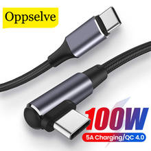 USB Type C To USB C PD 100W Cable for Xiaomi Redmi Note 8 Quick Charge 4.0 USB-C Fast Charging for Huawei Macbook Pro USB Cord 2024 - buy cheap