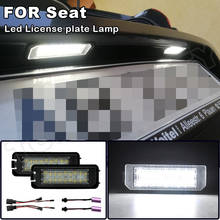 For Seat Altea Exeo/ST Ibiza Leon Leon4 2006-up 12V LED Number License Plate Light Lamps Canbus No Error White Auto LED Lamps 2024 - buy cheap