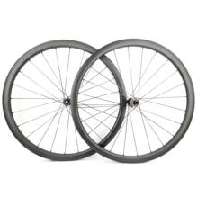 700C 35mm depth road bike disc brake carbon wheels 25 width Tubeless carbon wheelset center lock UD matte finish 2024 - buy cheap