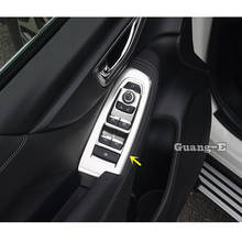 Panel de cristal para Subaru Forester 2018 2019 2020 ABS, interruptor de elevación con reposabrazos, moldura de Marco embellecedor, color plateado, 4 Uds. 2024 - compra barato