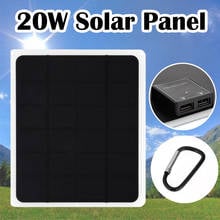 Monocrystalline Silicon Solar Panel DIY Battery 20W 6V Emergency Power Rechargeable Phone Laptop Outdoor Charger paneles solares 2024 - buy cheap