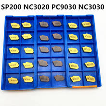 50pcs Carbide Width Accessories SP200 NC3020 NC3030 PC9030 GTN-2 ZQMX2N11-1E Cutting Insert 2mm Kit Slotting Turning Tool 2024 - buy cheap