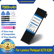 Аккумулятор LOSONCOER для Lenovo Thinkpad X270, X260, X240, X240S, X250, T450, T470P, T450S, T440S, K2450, W550S, T460P, T440s, 68 +, 100% оригинал 2024 - купить недорого