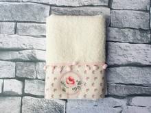 Dowry Wonderland Mini Rose Embroidered Dowries Towel Cream 2024 - buy cheap