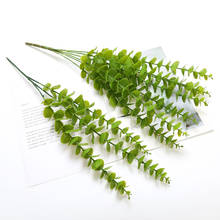 Plantas artificiais grama verde flor de plástico simulação grama desktop decoração grama para jardim ao ar livre plantas falsas 2024 - compre barato