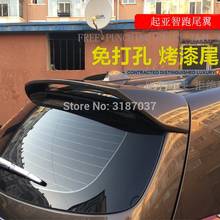 For Kia Sportage Spoiler 2012-2015 ABS Plastic Unpainted Color Rear Roof Spoiler Wing Trunk Lip Boot Cover Car Styling 2024 - buy cheap