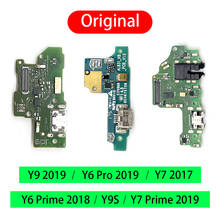 Conector de puerto de carga USB Flex, Original, nuevo, para Huawei Y5, Y6, Y7, Y9, Prime 2018, 2019, Y6P, Y7P, Y8P, Y6S, Y7A 2024 - compra barato