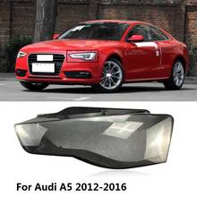 CAPQX 1PC For Audi A5 2012-2016 Front Headlamp Lampcover Headlight Lampshade Waterproof Bright Lamp Shade Shell Cover Cap 2024 - buy cheap