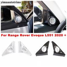 Front Triangle Pillar A Stereo Speaker Decorative Frame ABS Cover Kit Trim Interior For Range Rover Evoque L551 2020 2021 2022 2024 - buy cheap