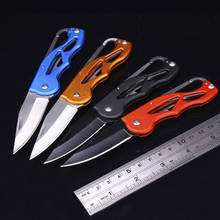 Folding Knife Multifunction Outdoor Survival Tactical Knives Pocket Letter Open Opener Fruit Cutter Keychain Carabiner Mini Peel 2024 - buy cheap