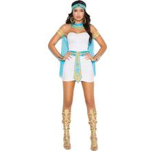 Halloween Cleopatra Costume Outfit Egyptian Female Pharaoh Queen Party Cosplay Fancy Dress 2024 - buy cheap