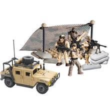 World War 2 WW2 Soldiers Armored Vehicle Military SWAT Army City Police Figures Building Blocks Kids Toys 2024 - buy cheap