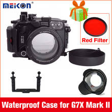 Meikon 40M/130ft Underwater Waterproof Camera Housing Case for Canon G7X Mark II 2024 - buy cheap