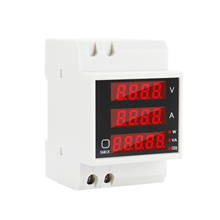 D52-2048-amperímetro de corriente de Riel Din, multímetro Digital multifuncional, voltímetro, pantalla AC 80-300V/100A, D52-2047 2024 - compra barato