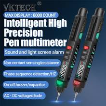 Professional LCD Digital Multimeter Pen Type Intelligent 6000 Counts Non Contact AC/DC Voltage Resistance Diode Handheld Tester 2024 - buy cheap