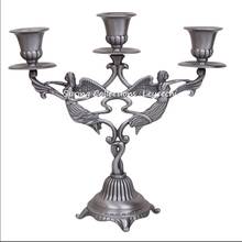 23*10*24cm Home decor Classical  Candlestick Tinware European three Ancient goddess Tin candle holders candle candelabra 2024 - buy cheap