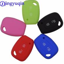 jingyuqin 2 Buttons Silicone Remote Car Key Fob Case Cover For Renault /Kangoo /Master /Trafic 2024 - buy cheap