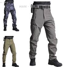 Tad Sharkskin-Pantalones tácticos de camuflaje militar para hombre, ropa para exteriores, senderismo, escalada, Camping, resistente al agua, pantalones Cargo de combate 2024 - compra barato