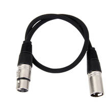 2x Microphone Lead / Mic Cable / XLR Patch Lead Balanced Male to Female 2024 - buy cheap