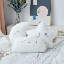 new ins Nordic New White Angel Star Plush Toy Pillow Smile Cloud Toys Girl Heart Sofa Cushion Wings Moon Doll Toy Bedroom Decor 2024 - buy cheap