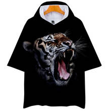 Men hoodies t shirt funny 3D Tiger fashion harajuku brand plus size 4XL printed t-shirt tops men women pullover sweatshirt 2024 - buy cheap