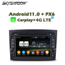 Car DVD Player TDA7851 Wireless Carplay Auto Android 11.0 8G+128G LTE GPS RDS Radio wifi Bluetooth 5.0 For Fiat DOBLO 2016 -2018 2024 - buy cheap