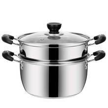 Stainless Steel Thickened Soup Pot Non-stick Pot Small Stew Pot Soup Pot Household Porridge Practical Hot Pot Gas Induction 2024 - buy cheap