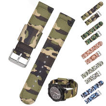 Beafiry náilon pulseiras de relógio 22mm cinta respirável pulseiras cinto esportes para huawei amazfit para homens mulher verde azul marrom cinza 2024 - compre barato