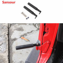 Sansour porta do carro pé pedal auxiliar placa pé pegs acessórios do carro para jeep wrangler jk jl 2007-2018 estilo do carro 2024 - compre barato