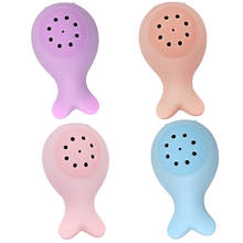 2pcs 8 Colors Face Washing Brush Silicone Whale Shape Facial Cleansing Massage Pore Cleanser Exfoliator Scrub Cleaning Brush 2024 - buy cheap