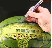 Thai fruit carving knife, watermelon pattern carving knife, professional chef carving knife, food carving knife 2024 - buy cheap