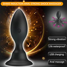 Pretty love 9 Speed Shake Sensor G spot Vibrator Silicone Anal plug Butt plug With vibrating Suctoin Anal Sex Toys For Men Gay 2024 - buy cheap