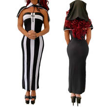WONDER  BEAUTY Halloween Cosplay Fashion Black Women sexy Nun Costume Cosplay Halloween Costume 2024 - buy cheap