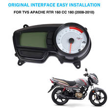 For TVS APACHE RTR 160 CC 180 (2008-2010) Tachometer Digital Odometer Motocross Speedometer Meter Gauge Dirt bike 2024 - buy cheap