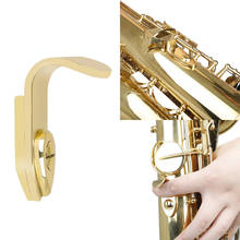 Suporte de descanso para saxofone, de alta qualidade, suporte de metal, gancho de descanso para instrumentos de saxofone, acessórios 2024 - compre barato