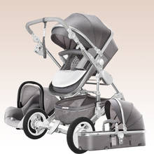 Luxury Baby Stroller 3 In 1 High Landscape Luxury Stroller Pink Stroller Travel Pram Pushchair Carros Baby Baby Stroller BA60TC 2024 - buy cheap