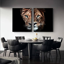 Canvas Painting Animal Wall Art Lion Tiger Picture Prints Posters For Living Room Bedroom And Modern Home Decoration No Frame 2024 - buy cheap