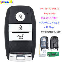 3 Button FSK 433.92MHz Keyless Go Remote Control Key / NCF2971X / HITAG 3 / 47 CHIP / PN: 95440-D9510 KIA7 for Kia Sportage 2019 2024 - buy cheap