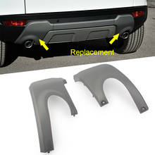 1Pair Car Rear Exhaust Pipe Towing Hook Cover Trim For Range Rover Evoque 2012 2013 2014 2015 2016 2017 2018 2024 - buy cheap