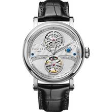 PONIGER Men Automatic Watch, Mens Luxury Watches Self Wind Mechanical Wristwatch 50M Waterproof Sapphire Mirror Leather Strap 2024 - buy cheap