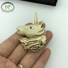 F.J4Z New Fashion Enamel Unicorn Brooches Pins for Women Girls Winter Pin Gift Jewelry Accessories Broches Bijoux Dropship 2024 - buy cheap