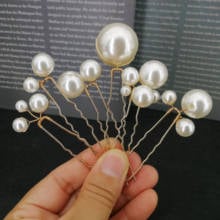 Fashion Women Simulated Pearl Hairpin U Shape Metal Barrette Clip Wedding Bridal Hair Accessories Wedding Hairstyle Design Tools 2024 - buy cheap